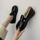 Fleece-lined Belted Loafers