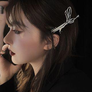 Butterfly Hair Clip Silver - One Size