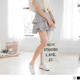 Classic Layered Tierred Skorts