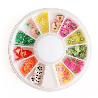 Fruit And Flower Nail Art Decoration Box