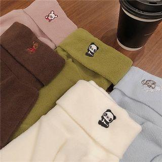 Long-sleeve Fleece Turtle-neck T-shirt