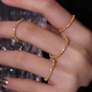 Rhinestone Ring Silver - Us 6