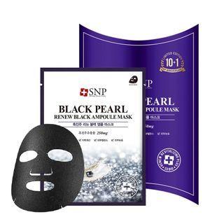 Snp - Black Pearl Renew Black Ampoule Mask 25ml