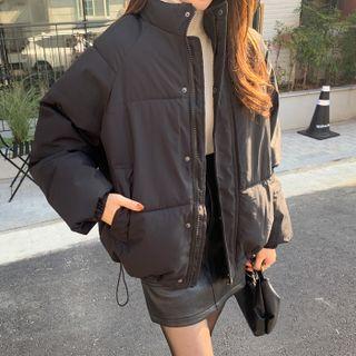 Raglan Stand-collar Padded Jacket