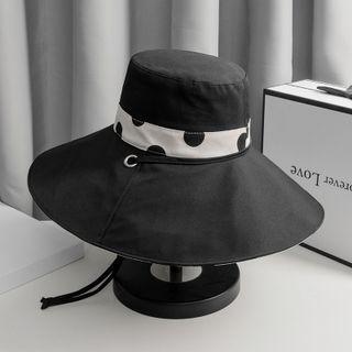 Polka Dot Panel Sun Hat