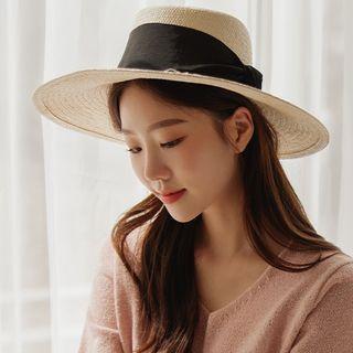 Bow-detail Panama Hat