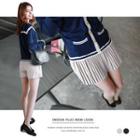 Solid Pleated Skort