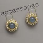 Retro Faux Pearl Bead Earring 1 Pair - As Shown In Figure - One Size