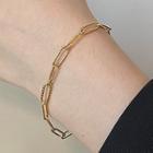 Stainless Steel Bracelet E524 - Bracelet - Gold - One Size