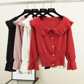 Doll-collar Cardigan