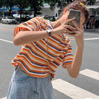 Rainbow Striped T-shirt