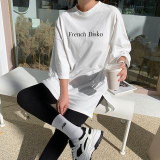 Over-fit Letter T-shirt