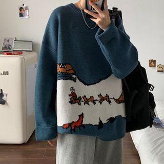 Sled Print Sweater