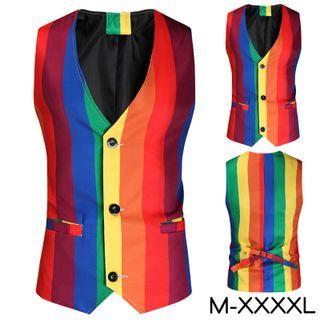 Rainbow Stripe Vest