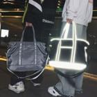 Nylon Top Handle Crossbody Bag
