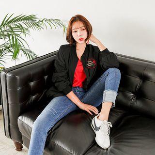 Patched Flight Jacket