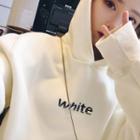 Letter Long-sleeve Hoodie + Pant