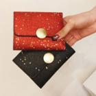 Sequined Faux Leather Wallet
