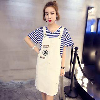 Appliqu  Pinafore Dress