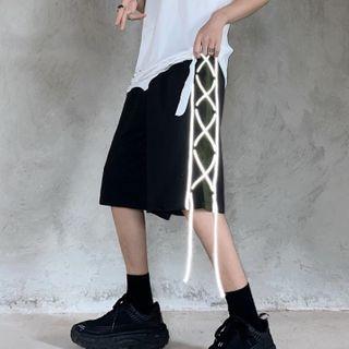 Color-block Reflective Shorts