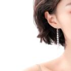 925 Sterling Sliver Chain Dangle Earring 1 Pair - As Shown In Figure - One Size