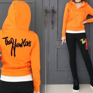 New York Bushed-fleece Slim-fit Hoodie