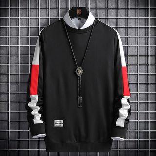 Striped Pullover / Lettering Hoodie