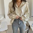 Drop-shoulder Dyed Shirt