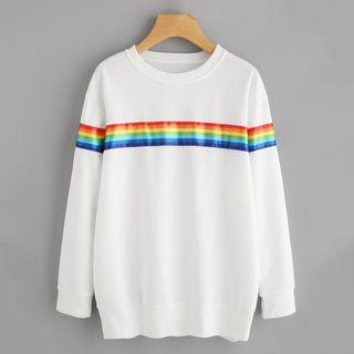 Rainbow Print Sweatshirt