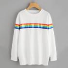 Rainbow Print Sweatshirt