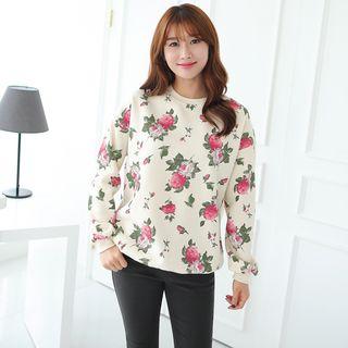 Rosette Pattern Sweatshirt