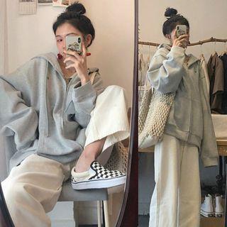 Set: Loose-fit Hooded Jacket + Sweatpants