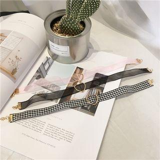 Heart / Buckled Choker