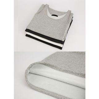 U-neck Fleece-lined Tank Top