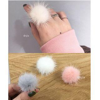 Furry Ball Ring