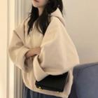 Plain Hooded Pullover / Cropped Pants