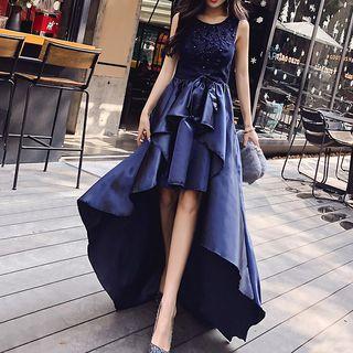 High Low Sleeveless Dress