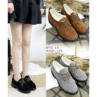 Lace-up Chunky-heel Shoes