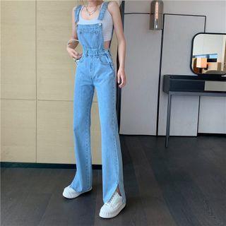 Slit Straight Leg Jumper Jeans