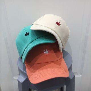 Mable Leaf Embroidered Baseball Cap