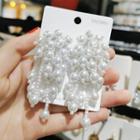 Faux-pearl Chandelier Earring 1 Pair - As Shown In Figure - One Size