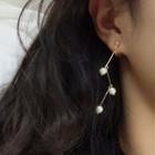 Faux Pearl Drop Clip-on Earring / Earring