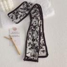 Floral Scarf Black & White - One Size