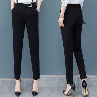 Fleece Lined Straight-leg Pants