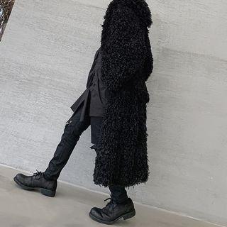 Feather Sashed Coat