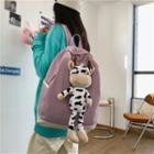 Cartoon Cow Accent Backpack