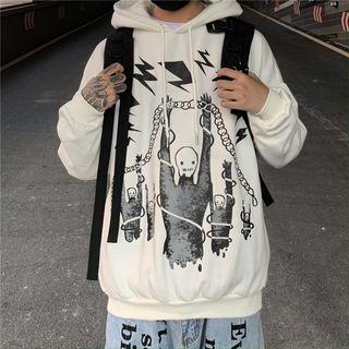 Couple-matching Ghost-print Hoodie