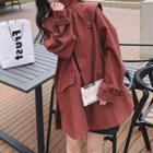 High-neck Plain Jacket