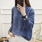 Plain Chenille Sweater