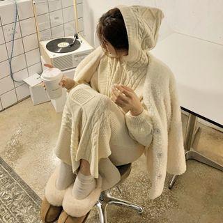 Fleece Jacket / Cable-knit Hooded Sweater / Cable-knit Skirt ( Various Designs)
